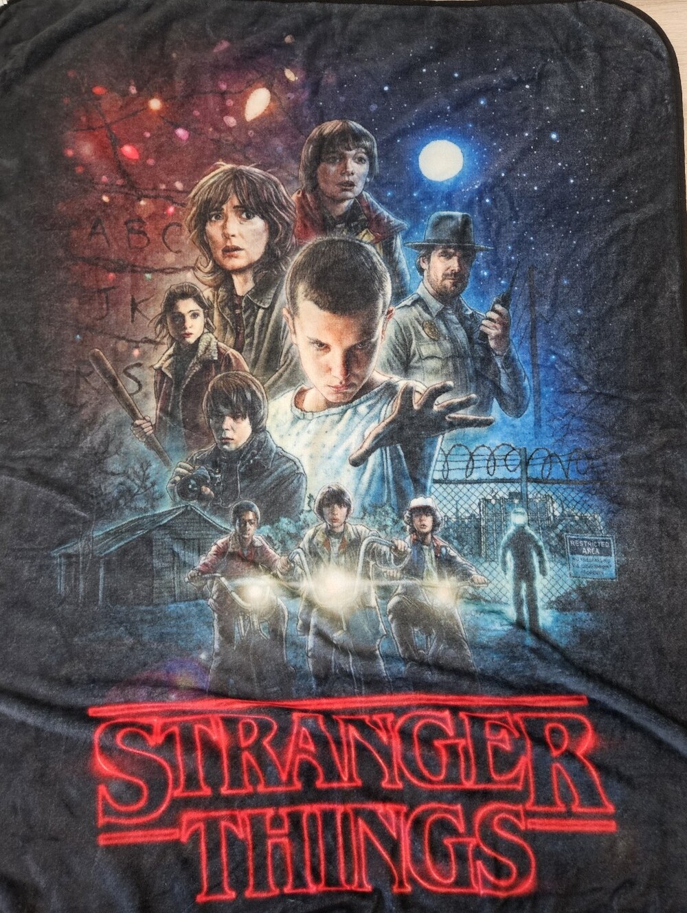 Stranger Things Season One Throw Blanket